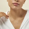 ABSOLU Damen Collier Gold Bicolor 375 (9 Karat) Diamant Weiß 0,07 ct Kreis|Marc Orian Outlet