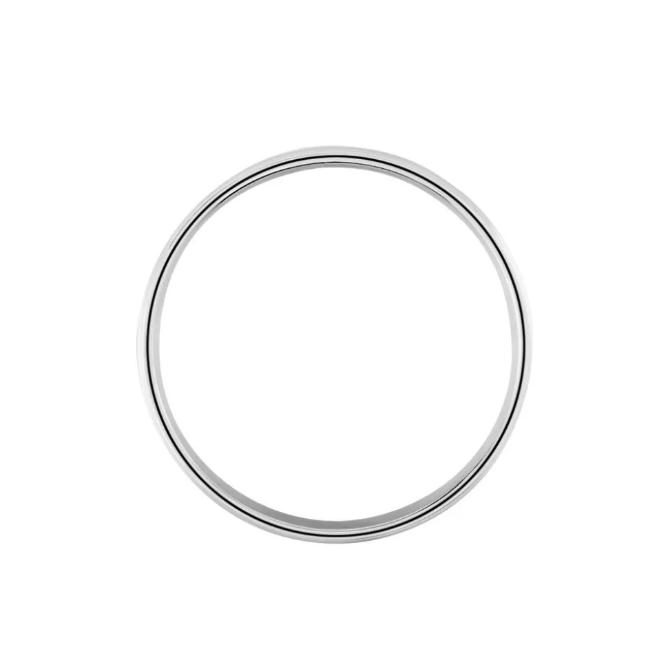 Alliance Basile Ruban Plat Or Blanc