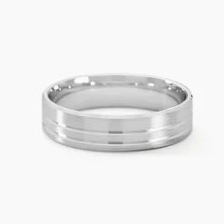 Alliance Cheryn Ruban Plat Argent Blanc|Marc Orian Clearance