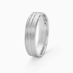 Alliance Cheryn Ruban Plat Argent Blanc|Marc Orian Clearance
