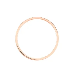 Alliance Effet Perle Ruban Plat Or Rose