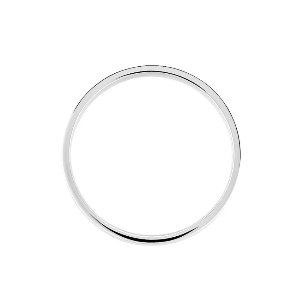 Alliance Fantaisie Diamantee Ruban Plat Or Blanc|Marc Orian Online