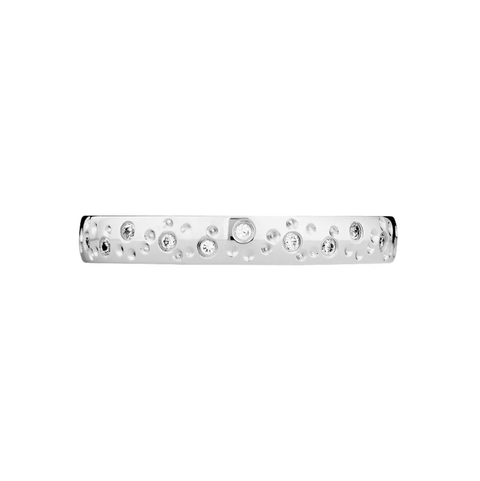 Alliance Fantaisie Or Blanc Diamant