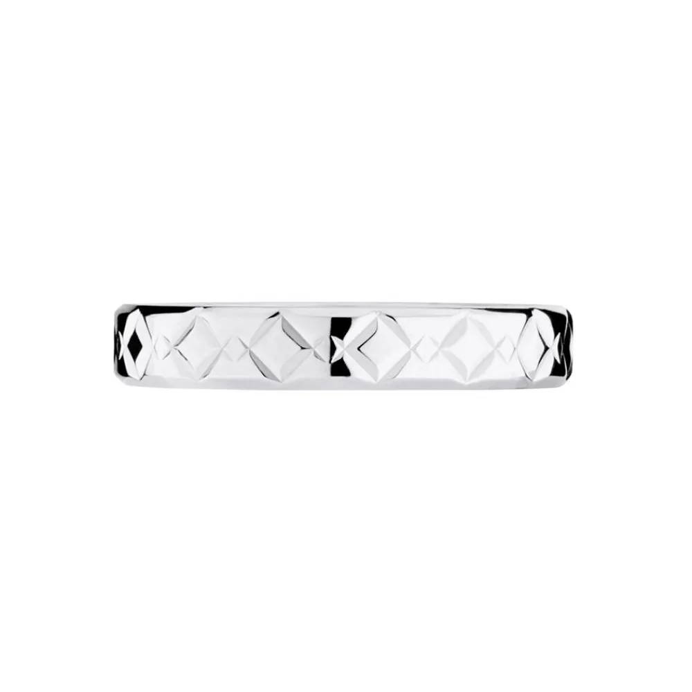 Alliance Fantaisie Ruban Plat Or Blanc|Marc Orian Best