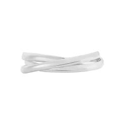 Alliance Filipine Demi Jonc Classique Argent Blanc|Marc Orian Best
