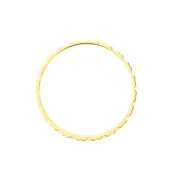 Alliance Fleur Diamantee Ruban Plat Or Jaune