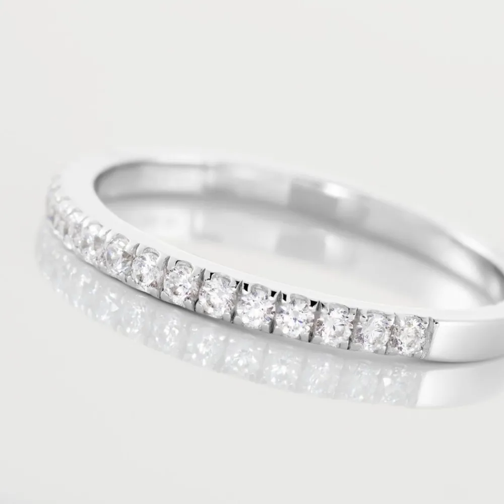 Alliance Florence Argent Blanc Oxyde De Zirconium|Marc Orian