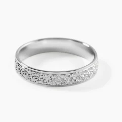 Alliance Herveva Ruban Plat Or Blanc
