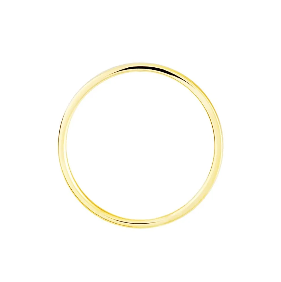 Alliance Manaelle Ruban Plat Or Bicolore