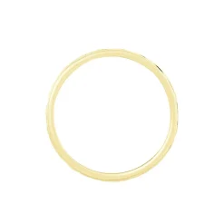 Alliance Mano Ruban Plat Or Bicolore