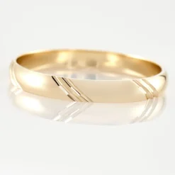 Alliance Massina Demi Jonc Classique Or Jaune