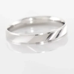 Alliance Matheo Ruban Plat Or Blanc