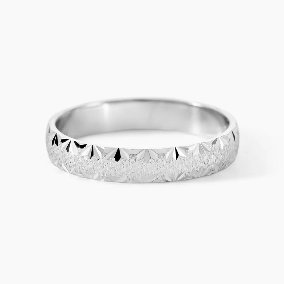 Alliance Maturina Demi Jonc Classique Or Blanc