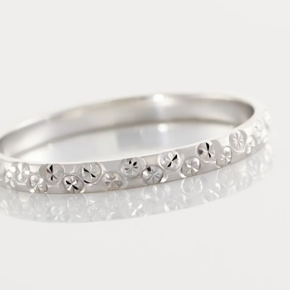 Alliance Menussa Diamantee Or Blanc