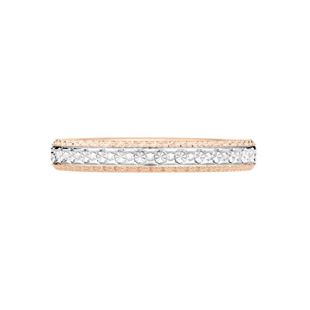 Alliance Multi Facettes Diamantee Demi Jonc Classique|Marc Orian