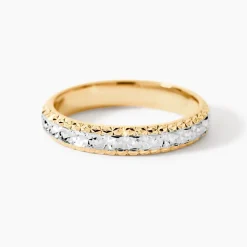 Alliance Multi Facettes Diamantee Demi Jonc Classique|Marc Orian New