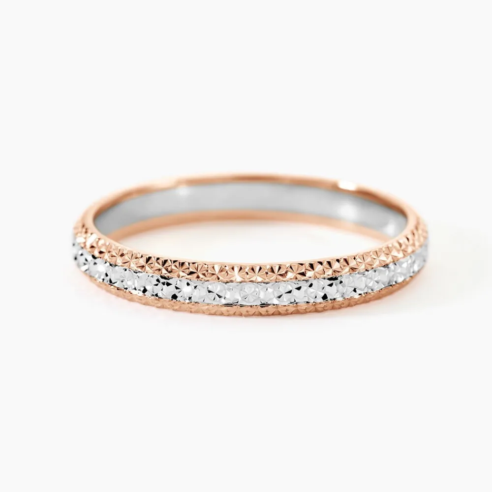 Alliance Multi Facettes Diamantee Demi Jonc Classique|Marc Orian Online