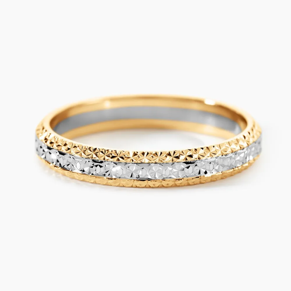 Alliance Multi Facettes Diamantee Demi Jonc Classique|Marc Orian Clearance