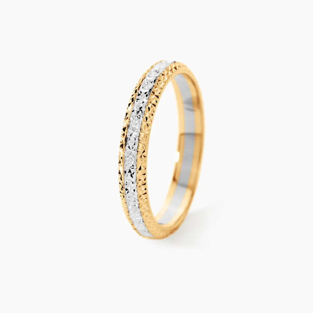 Alliance Multi Facettes Diamantee Demi Jonc Classique|Marc Orian Clearance