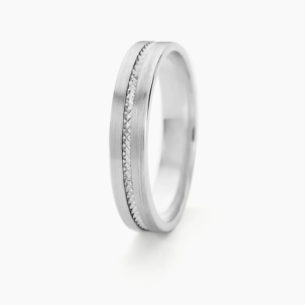 Alliance Nelcie Ruban Plat Argent Blanc|Marc Orian Discount