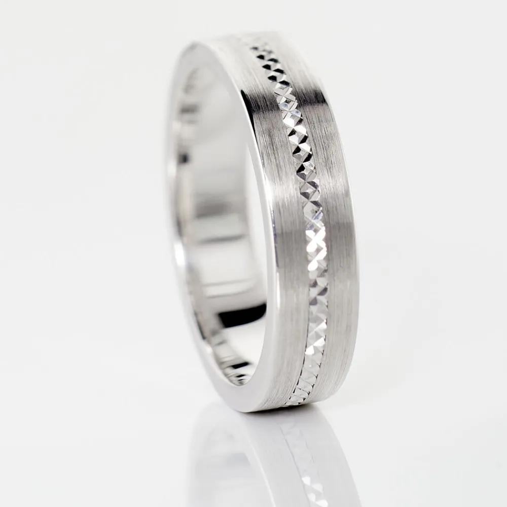 Alliance Nelcie Ruban Plat Argent Blanc|Marc Orian Discount