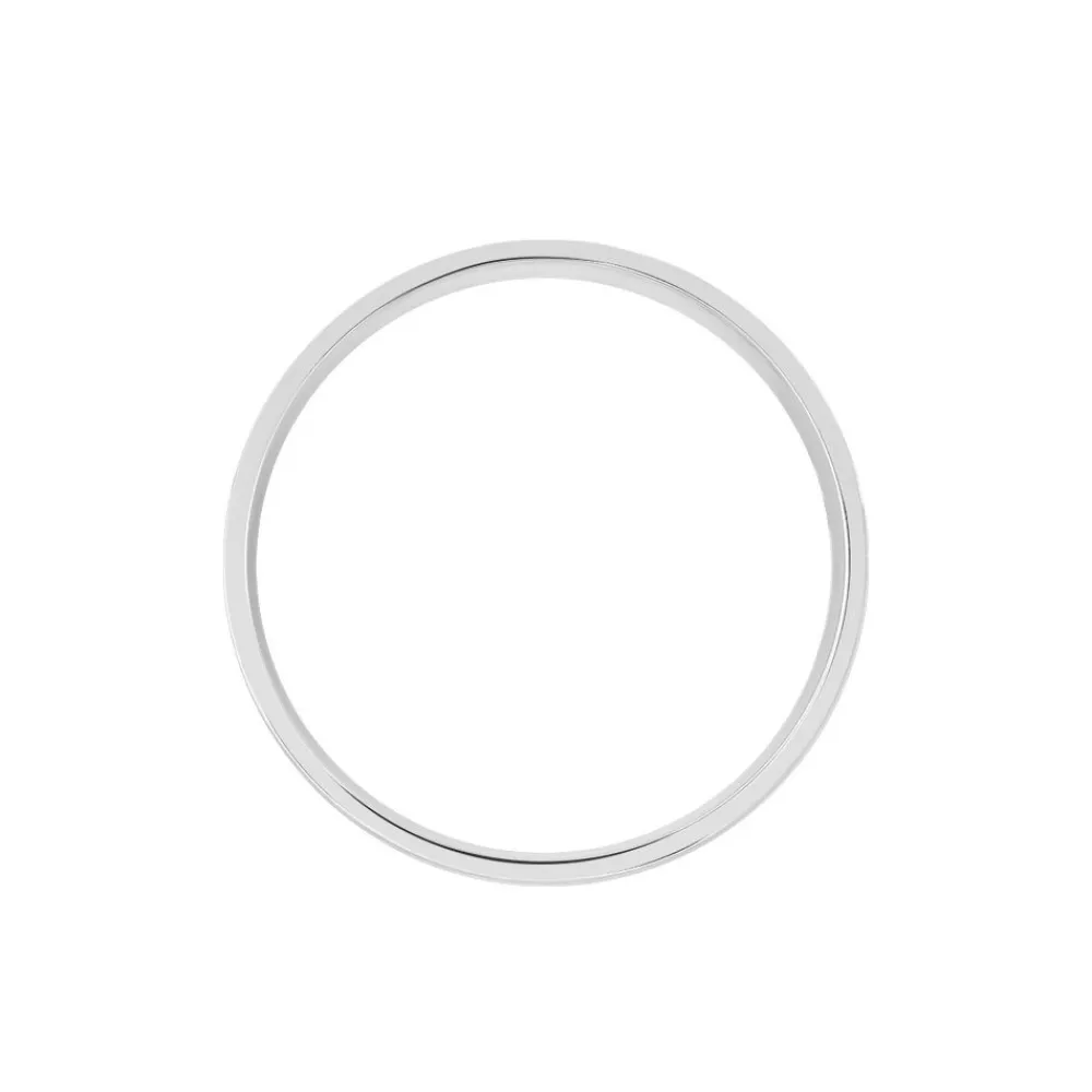 Alliance Nelida Ruban Plat Argent Blanc|Marc Orian Sale