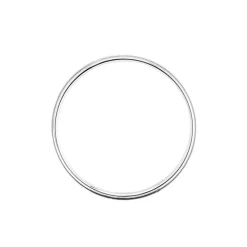 Alliance Oumou Ruban Plat Or Blanc