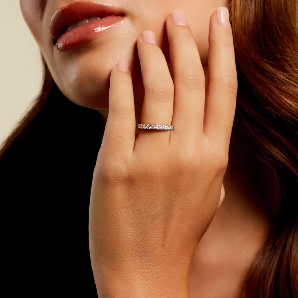 Alliance Pristina Ld Platine Blanc Diamant Synthétique|Marc Orian Best