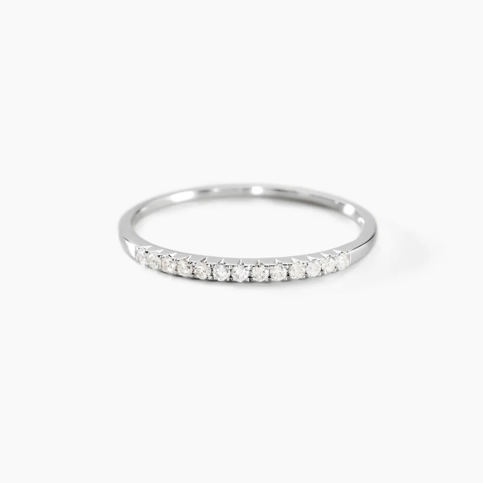 Alliance Pristina Or Blanc Diamant