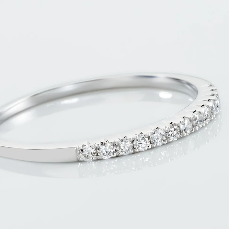 Alliance Pristina Or Blanc Diamant