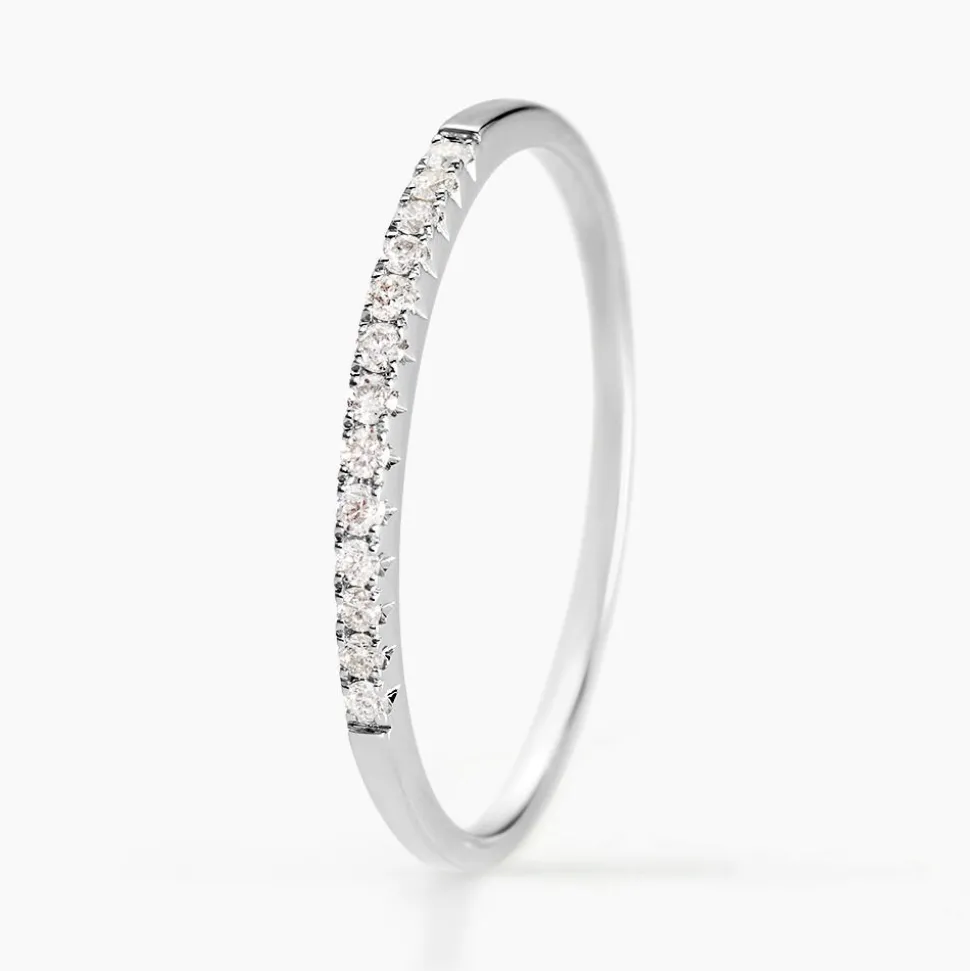 Alliance Pristina Or Blanc Diamant
