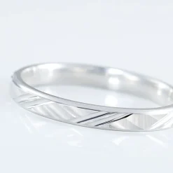 Alliance Samiha Ruban Plat Or Blanc