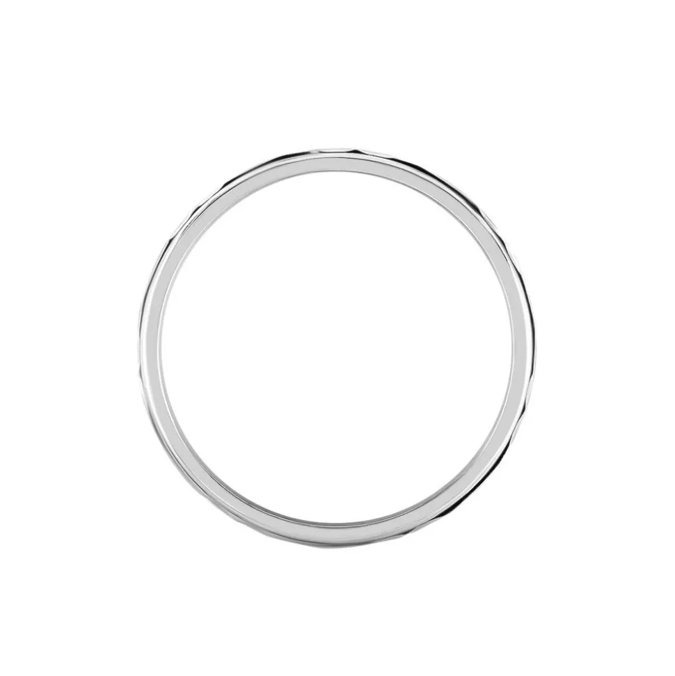 Alliance Samiha Ruban Plat Or Blanc