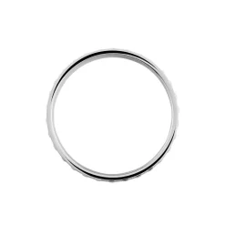 Alliance Satine Diamantee Ruban Plat Or Blanc
