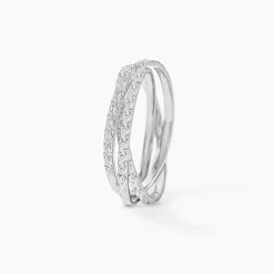Alliance Shelena Ruban Plat Or Blanc