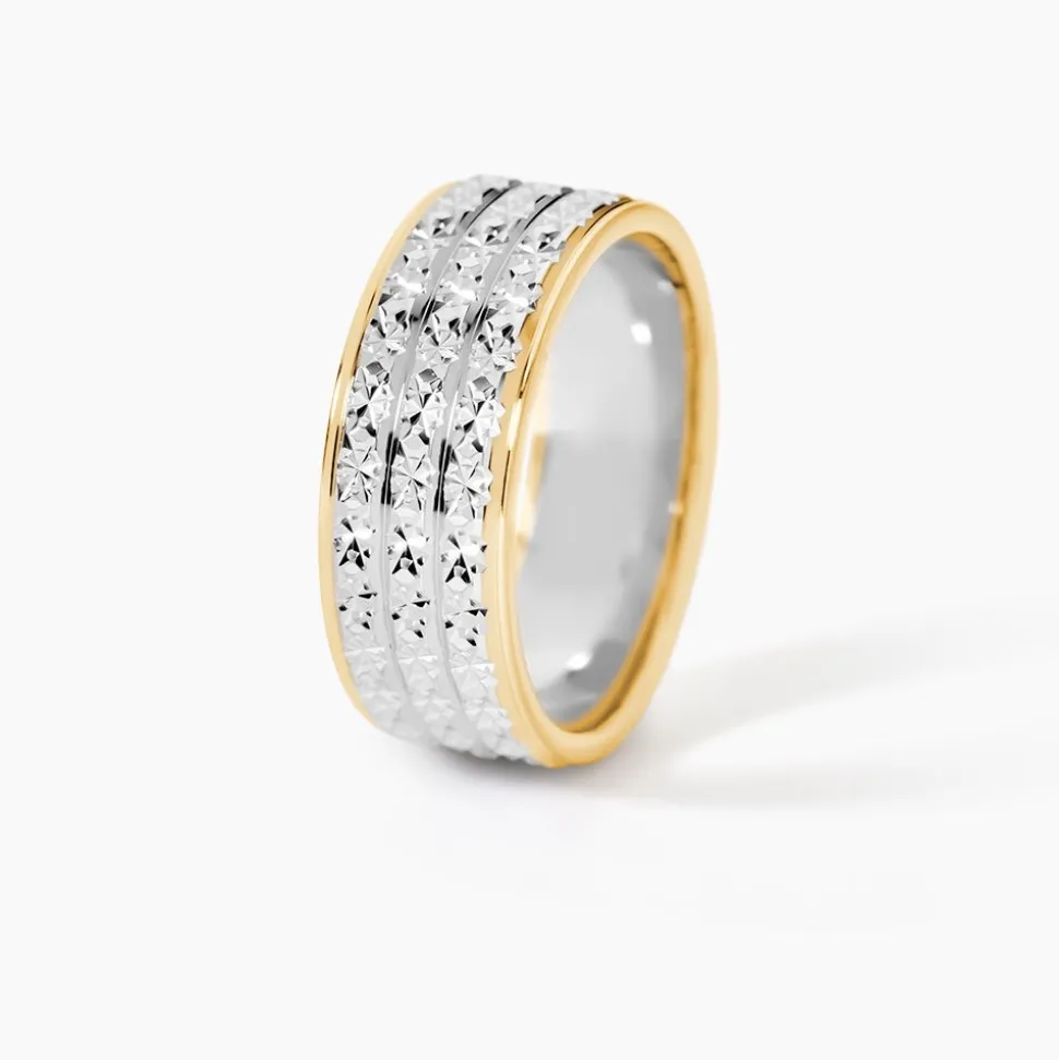 Alliance Shirleen Ruban Plat Or Bicolore