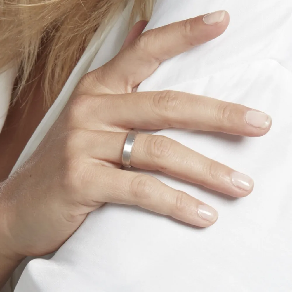 Alliance Sudem Ruban Plat Argent Blanc|Marc Orian Sale