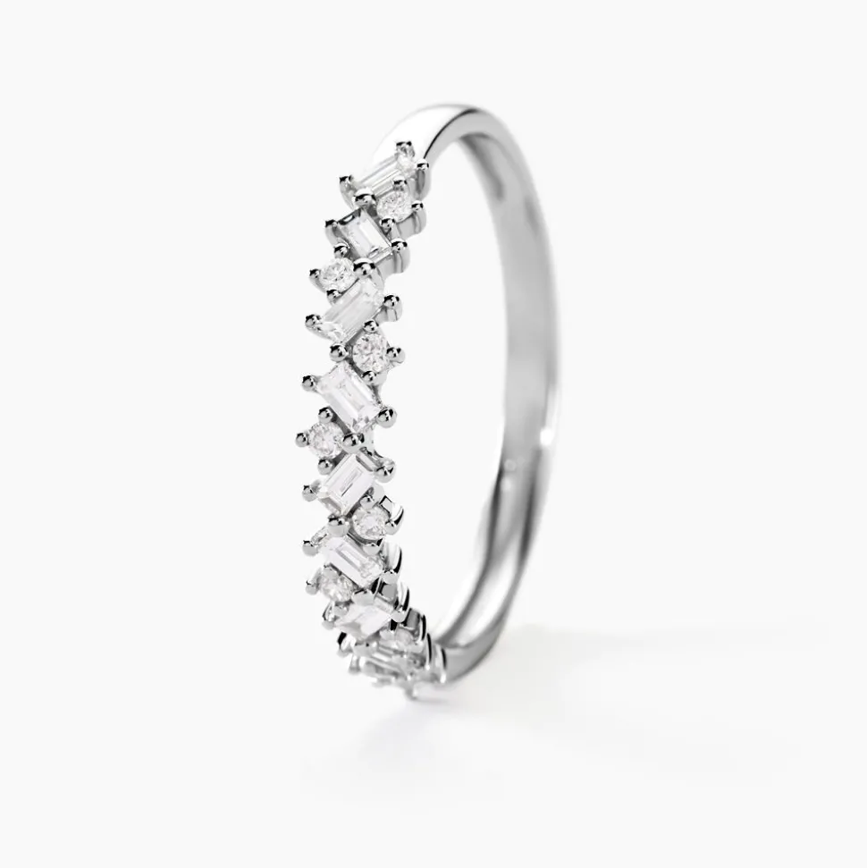 Alliance Vicentius Or Blanc Diamant Synthétique