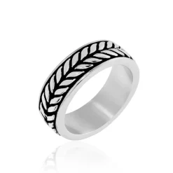 Bague Acier Blanc Gordon|Marc Orian Discount