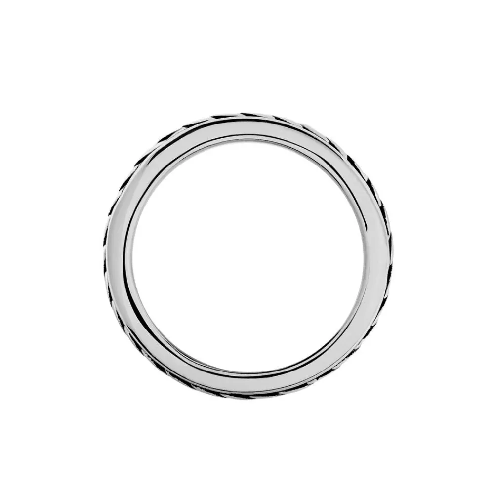 Bague Acier Blanc Gordon|Marc Orian Discount