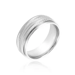 Bague Acier Blanc Jesper|Marc Orian Online