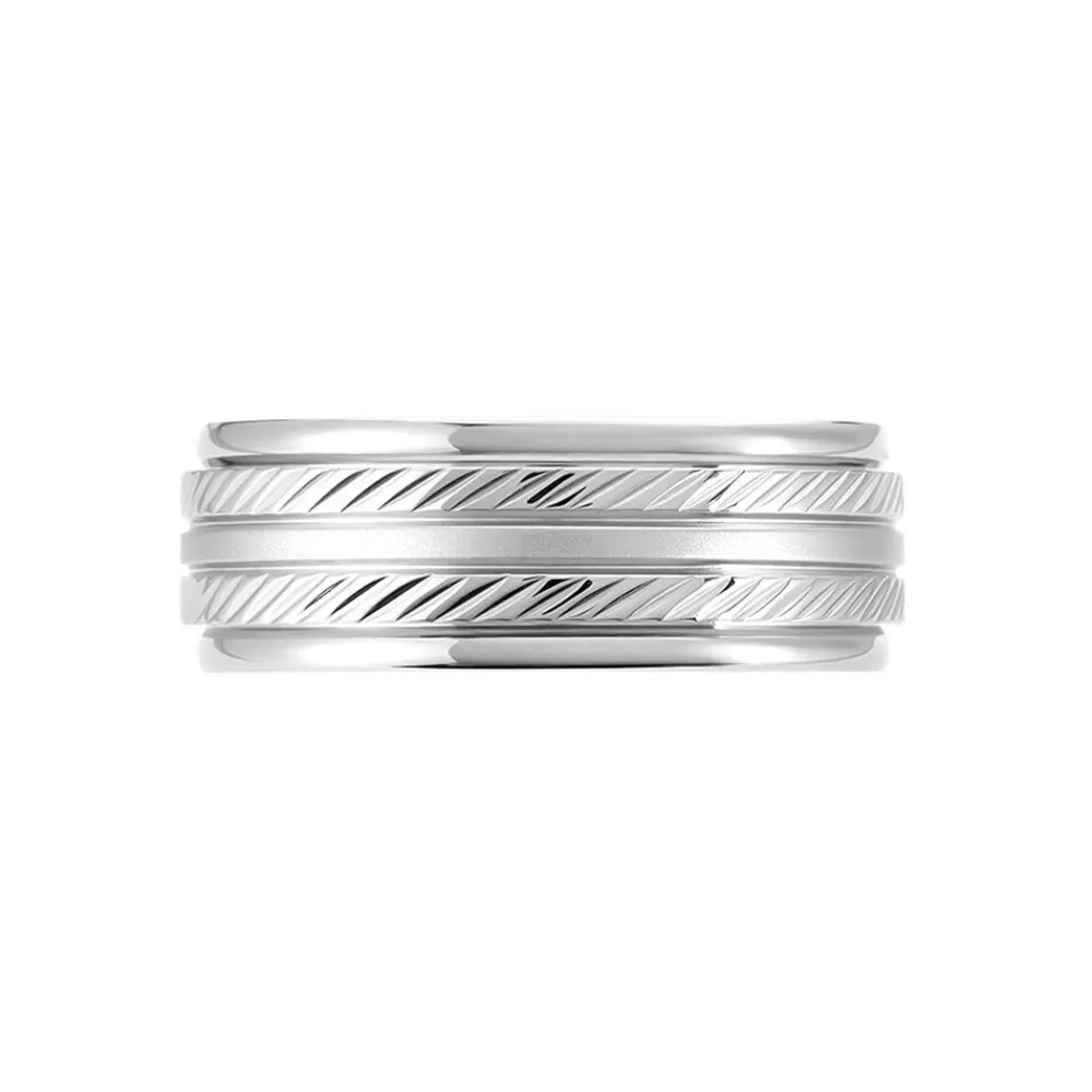 Bague Acier Blanc Jesper|Marc Orian Online