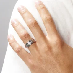 Bague Acier Blanc Jesper|Marc Orian Online