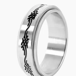 Bague Acier Blanc Lucas|Marc Orian Hot