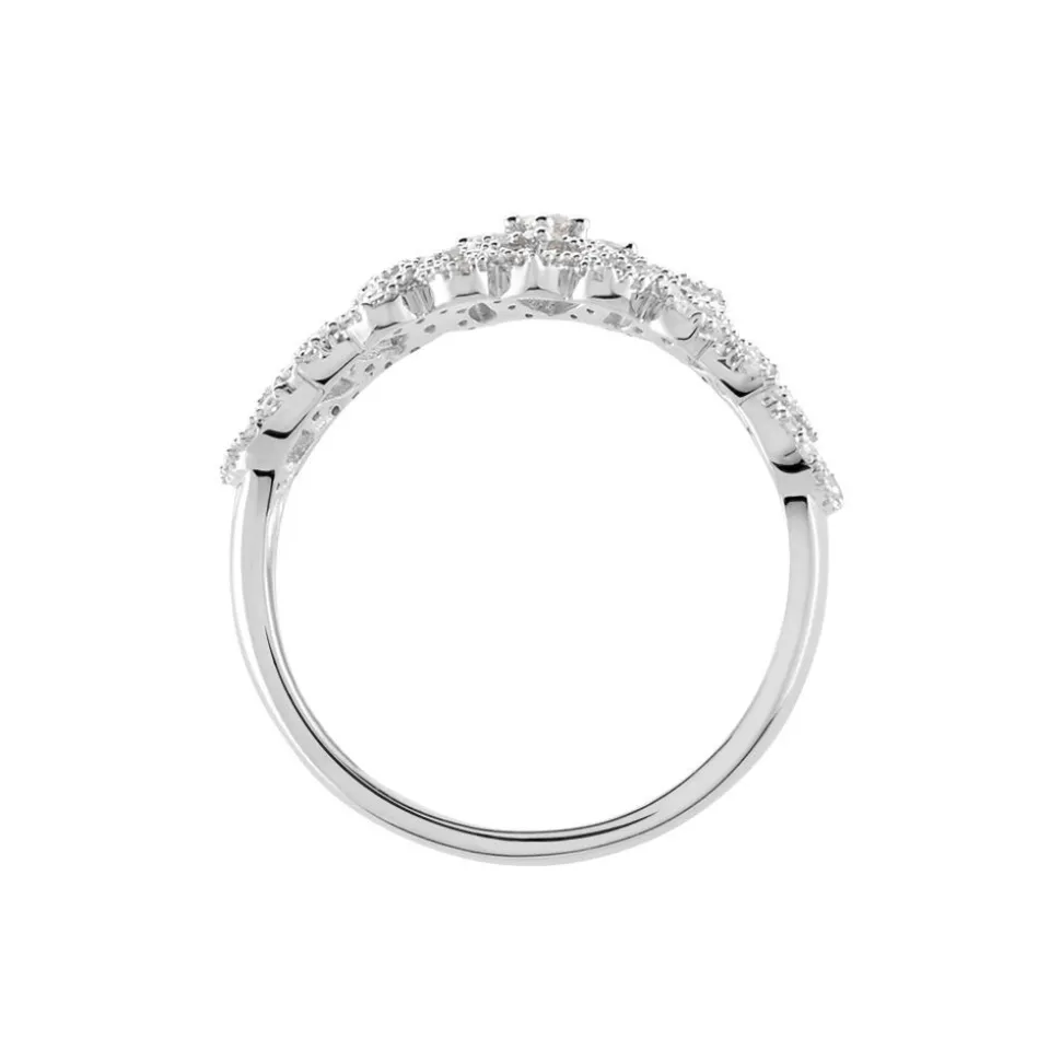 Bague Adanie Or Blanc Diamant