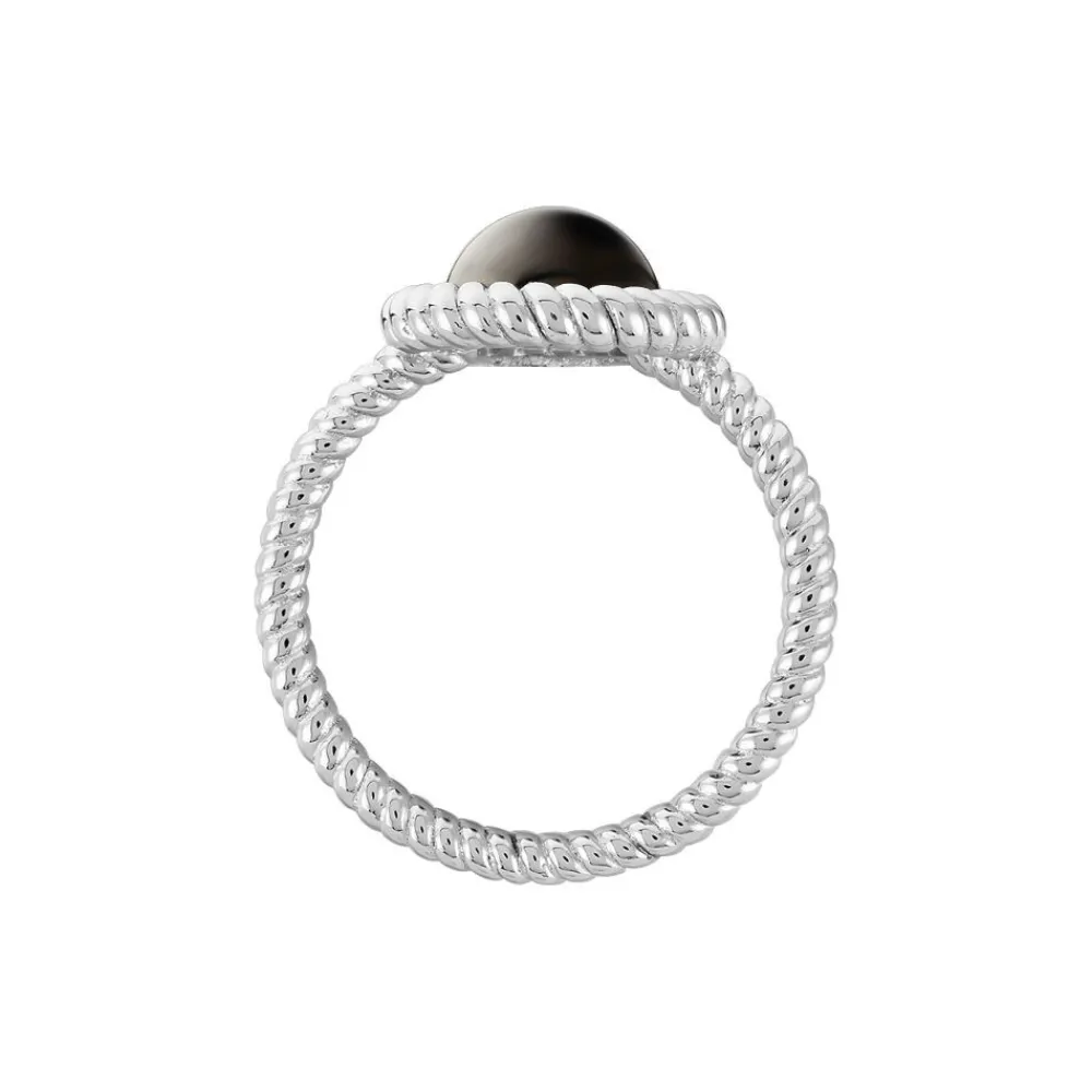 Bague Adelyne Argent Blanc Céramique|Marc Orian New