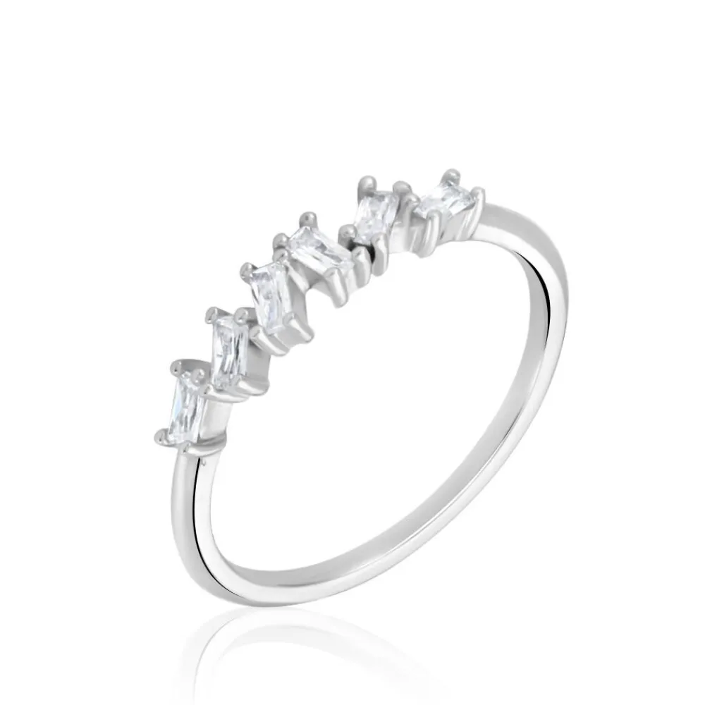 Bague Adonia Argent Blanc Oxyde De Zirconium|Marc Orian Discount