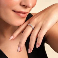 Bague Aeselya Argent Blanc Oxyde De Zirconium|Marc Orian Outlet