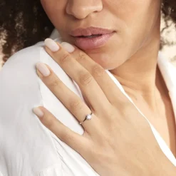 Bague Afsa Argent Blanc Oxyde De Zirconium|Marc Orian Discount