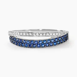 Bague Agapanthe Or Blanc Saphir Et Diamant|Marc Orian Outlet